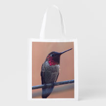La bolsa de asas del ultramarinos del colibrí de