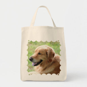 La bolsa de asas del ultramarinos del perrito del