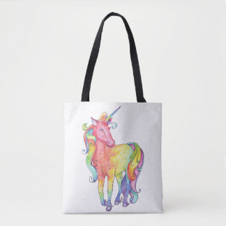 La bolsa de asas del unicornio del arco iris