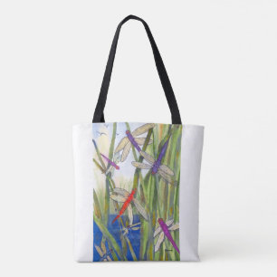 La bolsa de asas del verano de la libélula