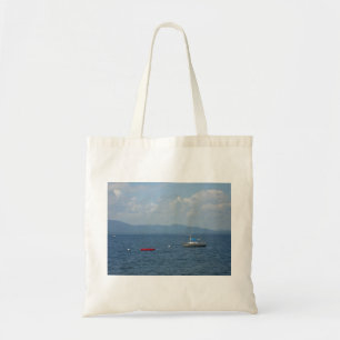la bolsa de asas del verano del campo del lago