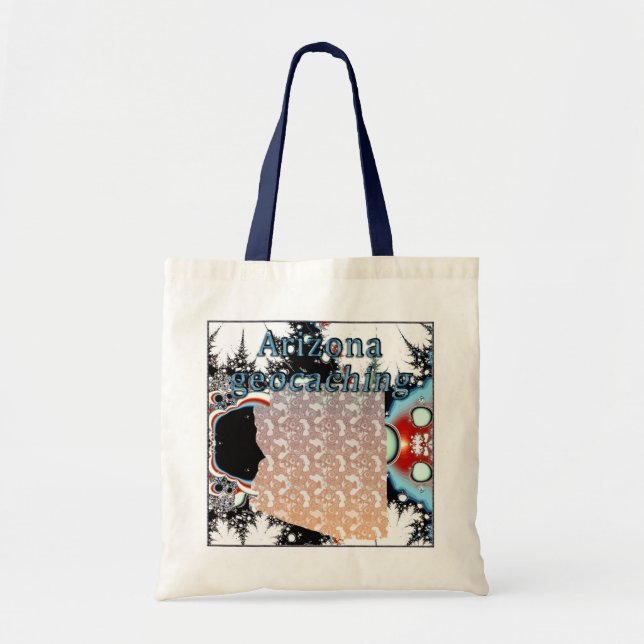 La bolsa de asas del viaje de Geocaching del (Frente)