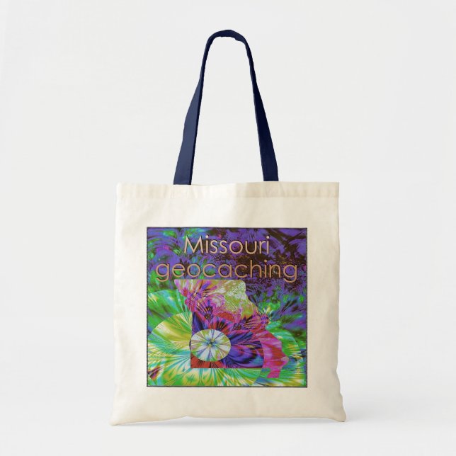 La bolsa de asas del viaje de Geocaching del (Frente)