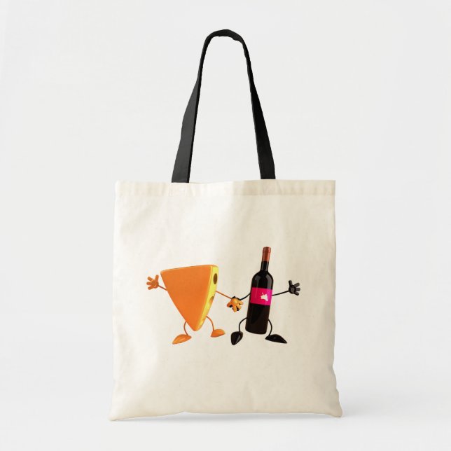 La bolsa de asas del vino y del queso (Frente)