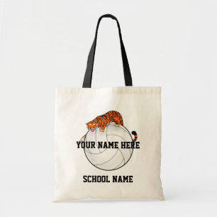 La bolsa de asas del voleibol de la mascota del