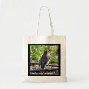 La bolsa de asas del Waxwing de cedro