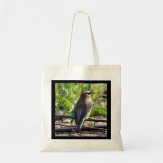 La bolsa de asas del Waxwing de cedro