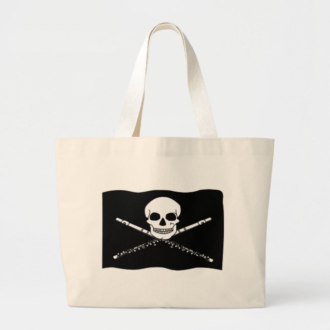 La bolsa de asas divertida de la flauta del pirata (Frente)