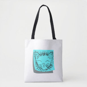 La bolsa de asas divertida del gato