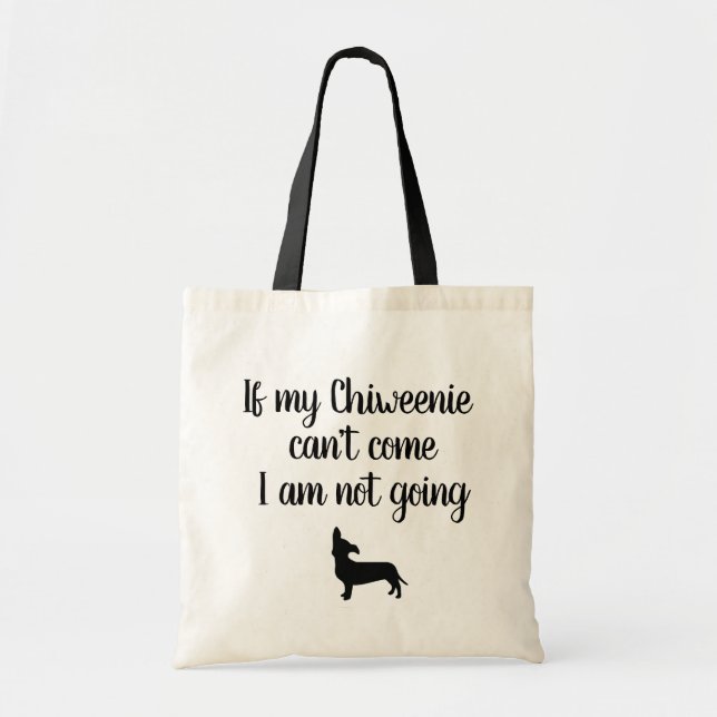 la bolsa de asas divertida del perrito de (Frente)