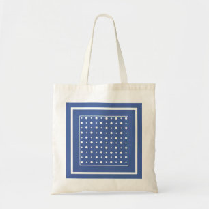 La bolsa de asas elegante, azul marino con los