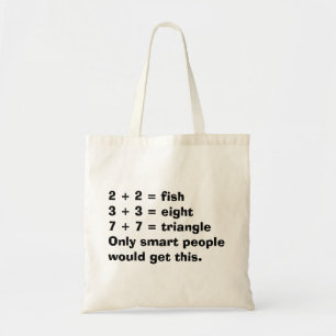 La bolsa de asas elegante de la matemáticas de la