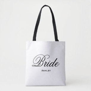 La bolsa de asas elegante de la novia de la boda