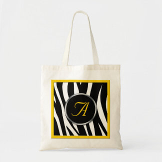 La bolsa de asas elegante del monograma del