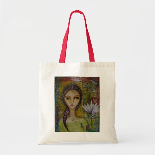La bolsa de asas elegante en colores magníficos (Frente)