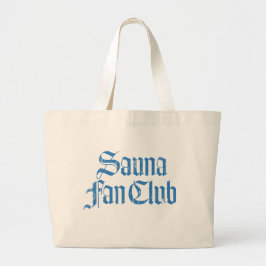La bolsa de asas enorme azul del club de fans de