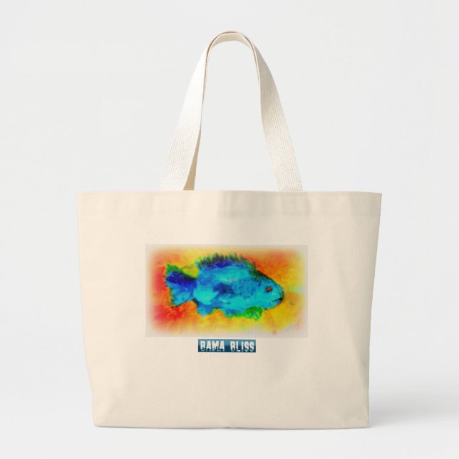 La bolsa de asas enorme "dicha de los pescados de (Frente)