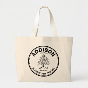 La bolsa de asas enorme, logotipo negro