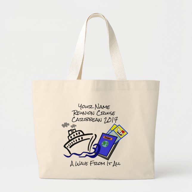 La bolsa de asas enorme temática de la travesía (Frente)