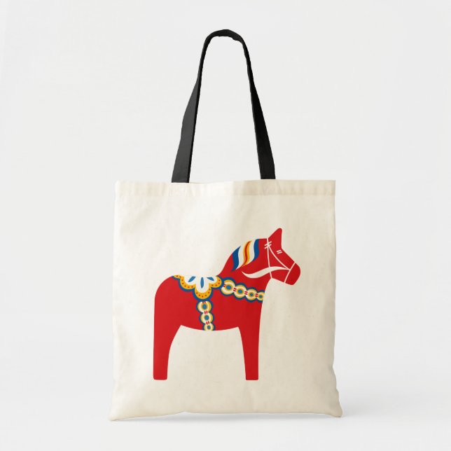 La bolsa de asas escandinava del caballo del dala (Frente)