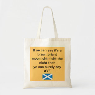 La bolsa de asas escocesa Braw de la independencia