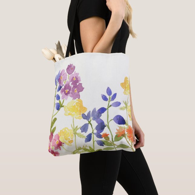 La bolsa de asas escocesa de Acuarela de las (Detalle)