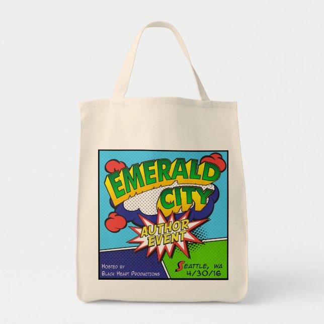 La bolsa de asas esmeralda del acontecimiento del (Frente)