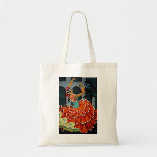La bolsa de asas española del bailarín del (Frente)
