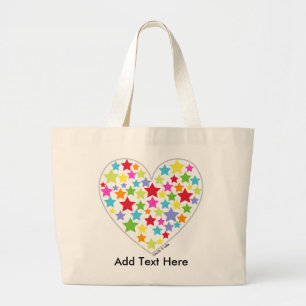 La bolsa de asas estrellada del corazón