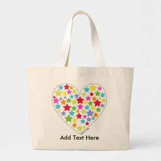 La bolsa de asas estrellada del corazón