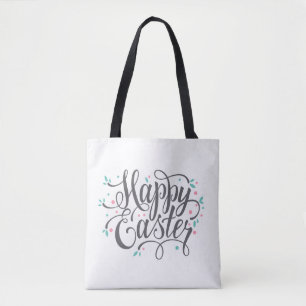 La bolsa de asas feliz caprichosa de la caligrafí