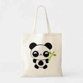 La bolsa de asas feliz de la panda del bebé