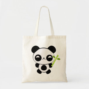 La bolsa de asas feliz de la panda del bebé