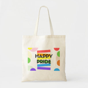 La bolsa de asas feliz del arco iris del orgullo
