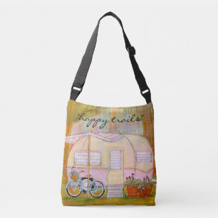 La bolsa de asas feliz del remolque del vintage de
