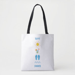 La bolsa de asas feliz del verano