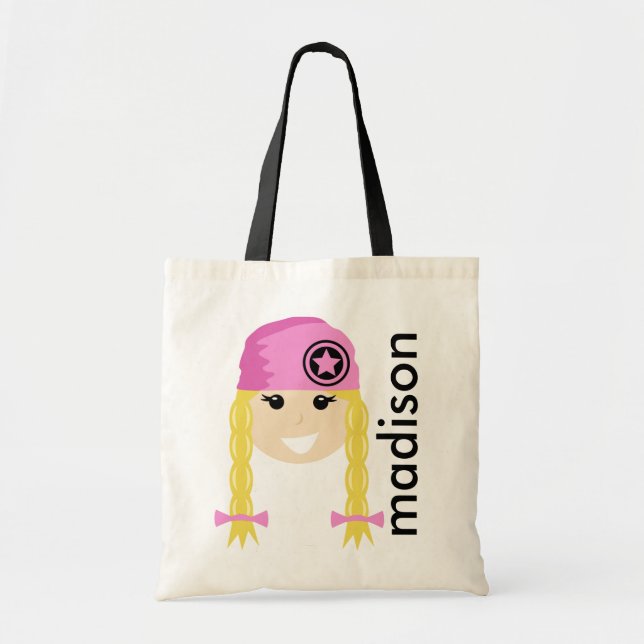 La bolsa de asas femenina personalizada (Frente)