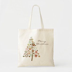 La bolsa de asas festiva de las Felices Navidad