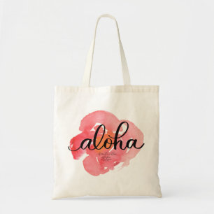 La bolsa de asas floral abstracta bonita de la