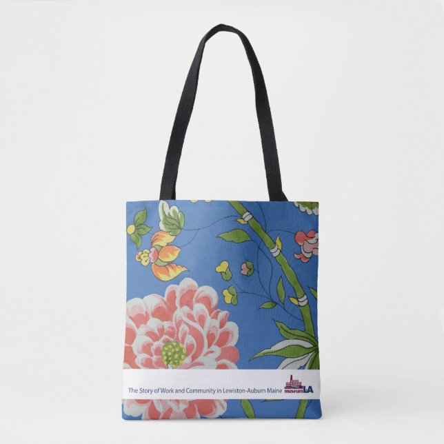 La bolsa de asas floral del LA del museo (Anverso)