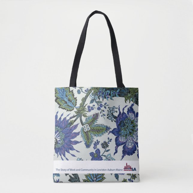La bolsa de asas floral del LA del museo de la (Anverso)