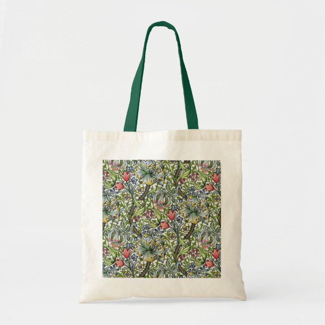 La bolsa de asas floral del modelo de la zaraza (Frente)