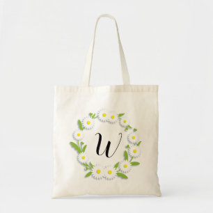 La bolsa de asas floral personalizada de las