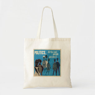 La bolsa de asas fresca de la gente de la polític