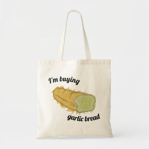 la bolsa de asas fresca del arte del pan de ajo