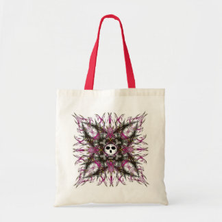 La bolsa de asas gótica rosada del fractal del