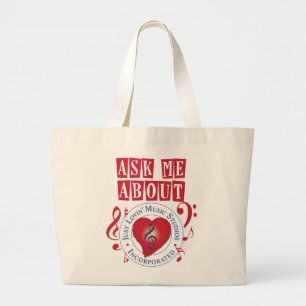 La bolsa de asas grande de encargo de JLMS