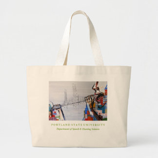 La bolsa de asas grande del algodón de la fuente