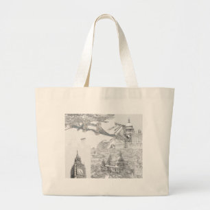 La bolsa de asas grande - iconos de Londres
