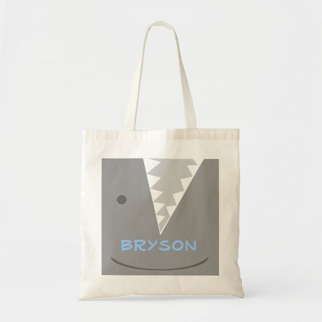 La bolsa de asas gris del tiburón (Frente)
